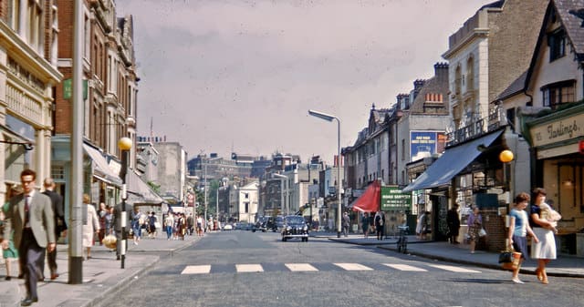 Chelsea: Kings Road, near Sloane Square, 1962, 1962