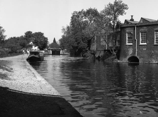 Copper Mill Lock No 84, Grand Union Canal, Middlesex, 1977