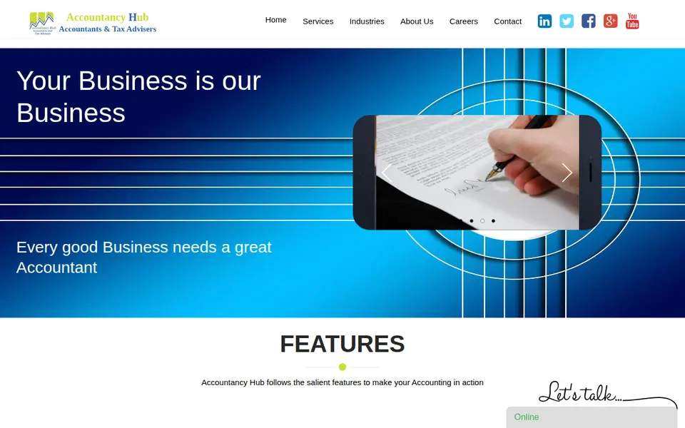 The top of accountancyhub.com
