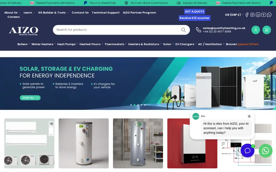 The top of qualityheating.co.uk