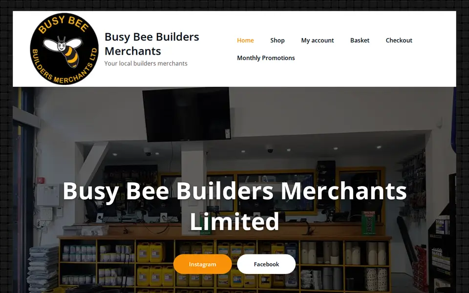 The top of busybee.uk.com