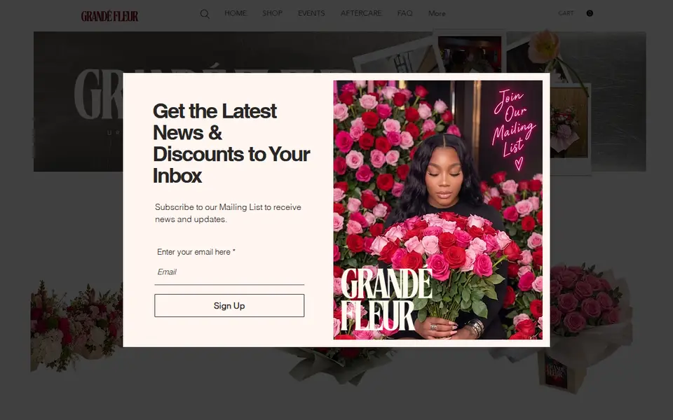 The top of thegrandefleur.com
