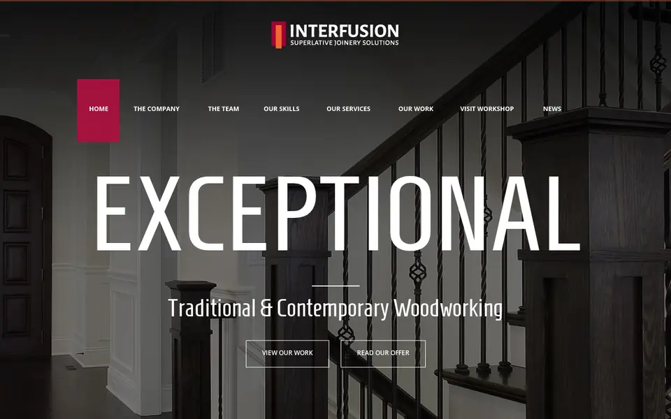 The top of interfusionuk.com