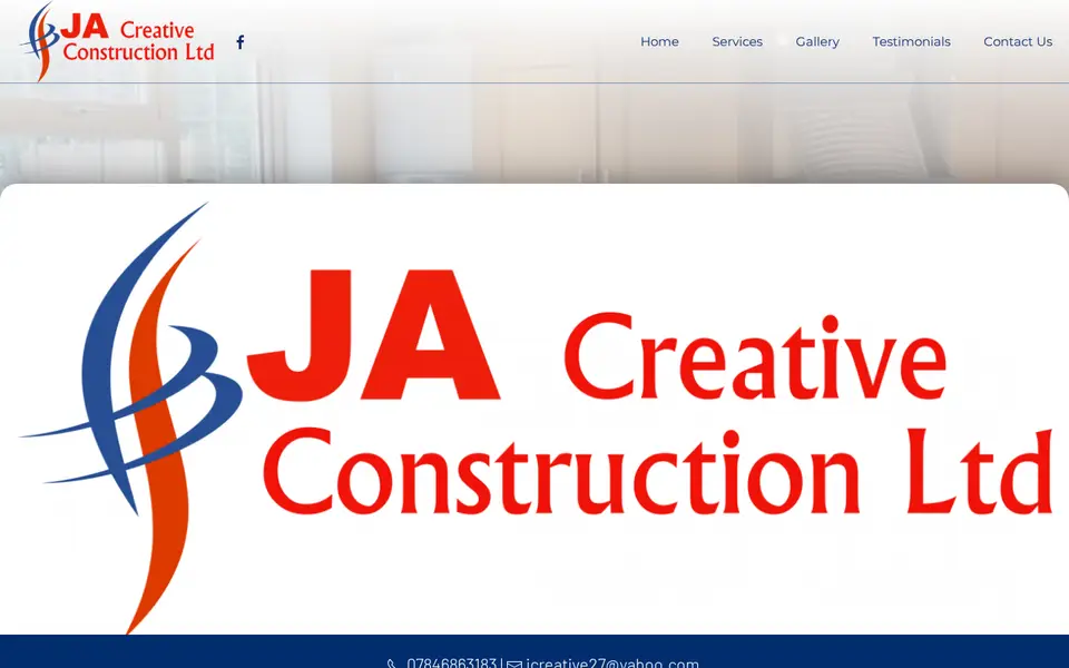 The top of jacreativeconstructionltd.co.uk