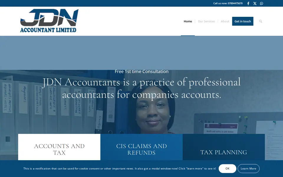 The top of jdnaccountant.com