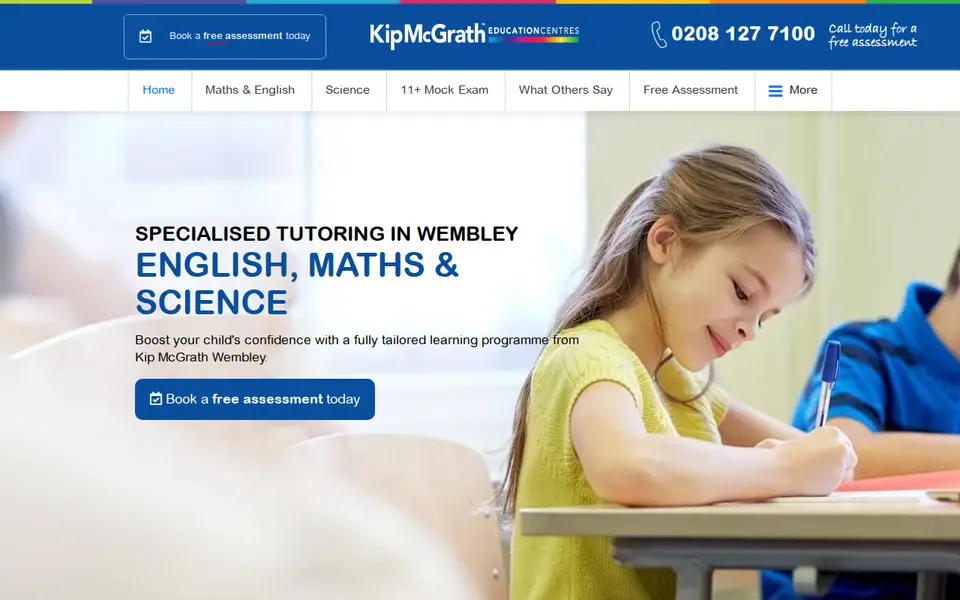 The top of wembleytuition.co.uk
