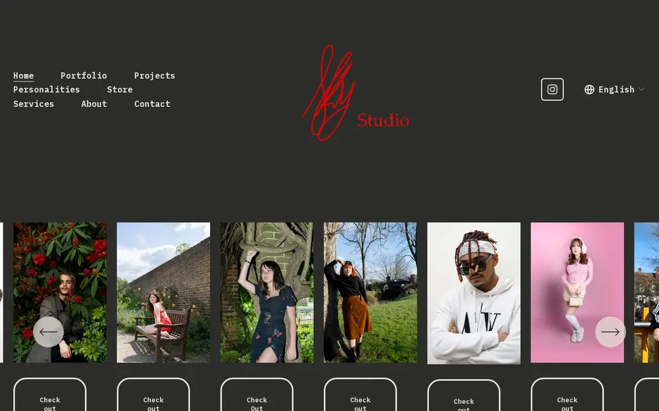 The top of nkystudio.co.uk