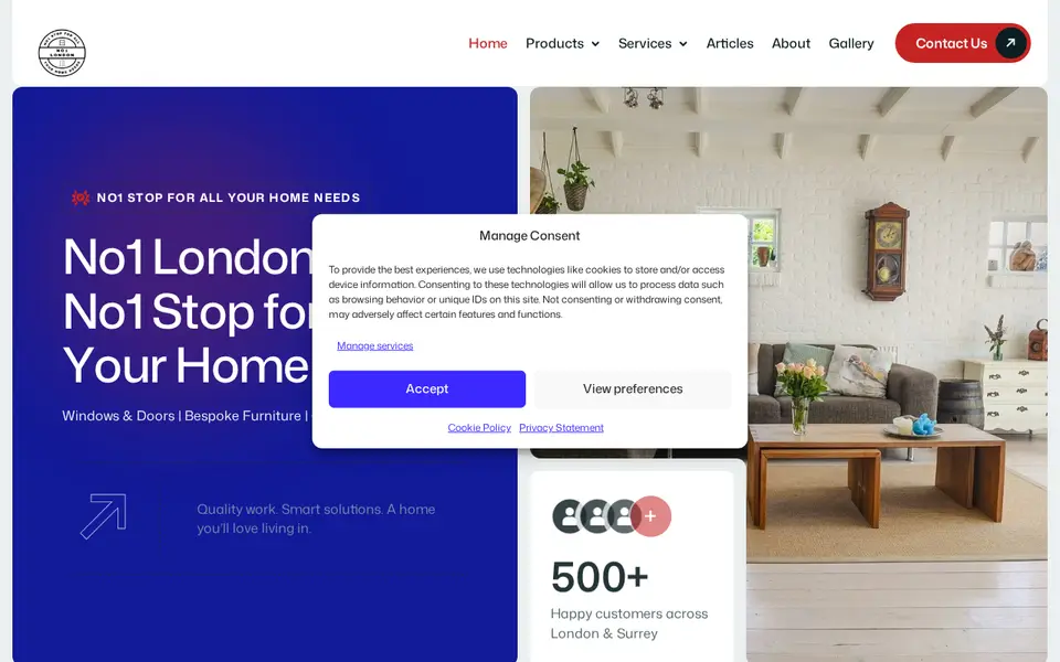 The top of no1londonbuilders.co.uk