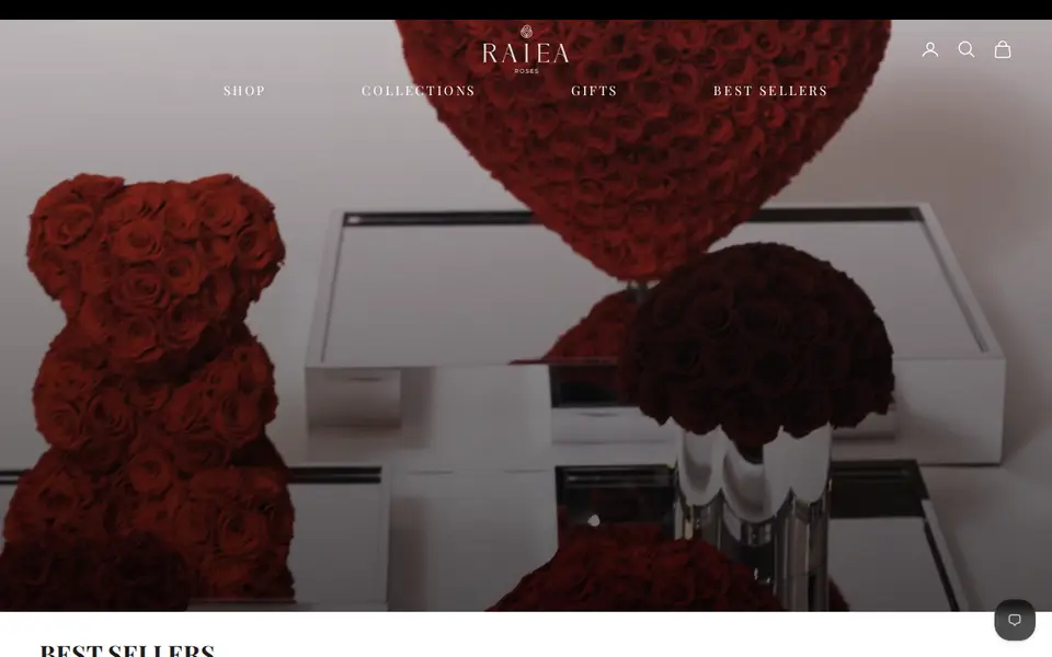 The top of raiearoses.com