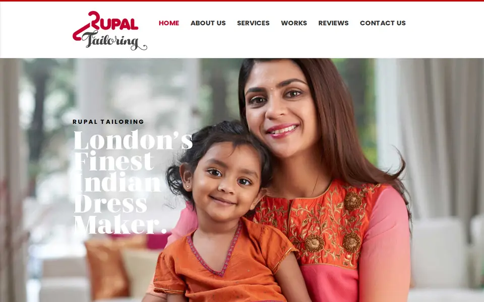 The top of rupaltailoring.co.uk