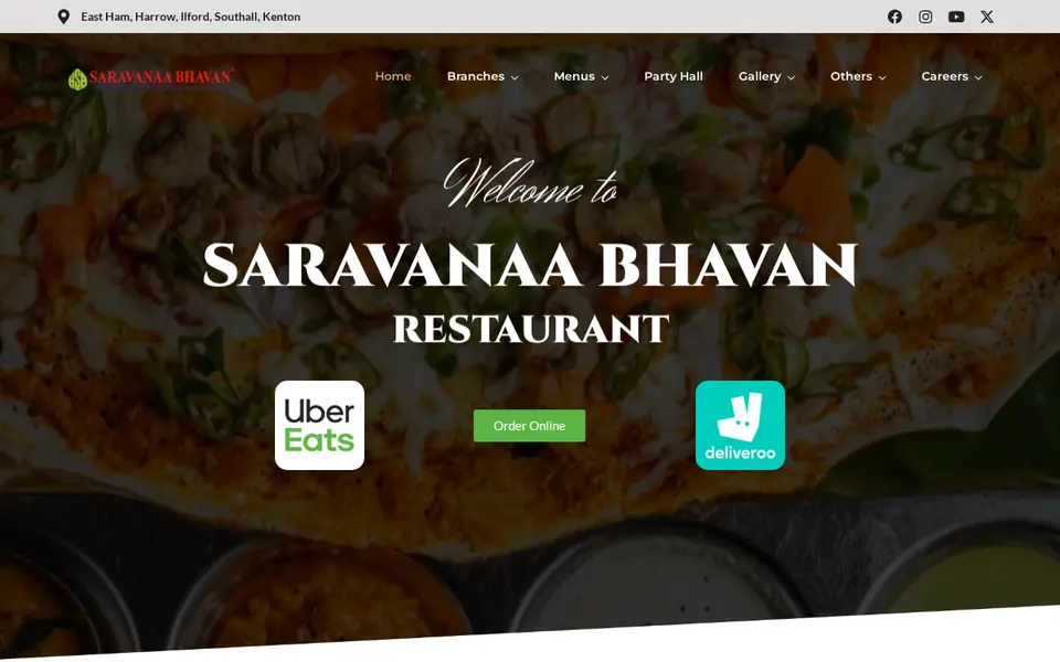 The top of saravanaabhavan.co.uk