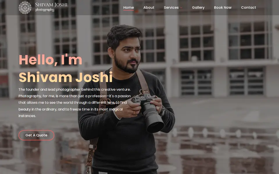 The top of shivamjoshiphotography.com