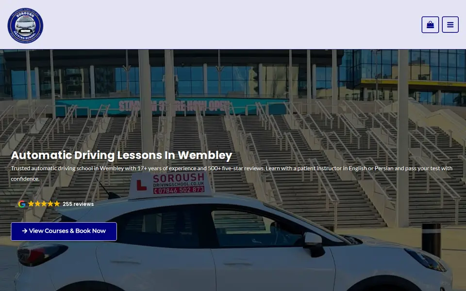 The top of soroushdrivingschool.co.uk
