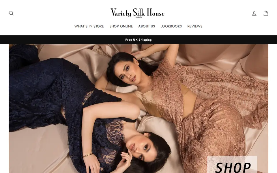 The top of varietysilkhouse.com