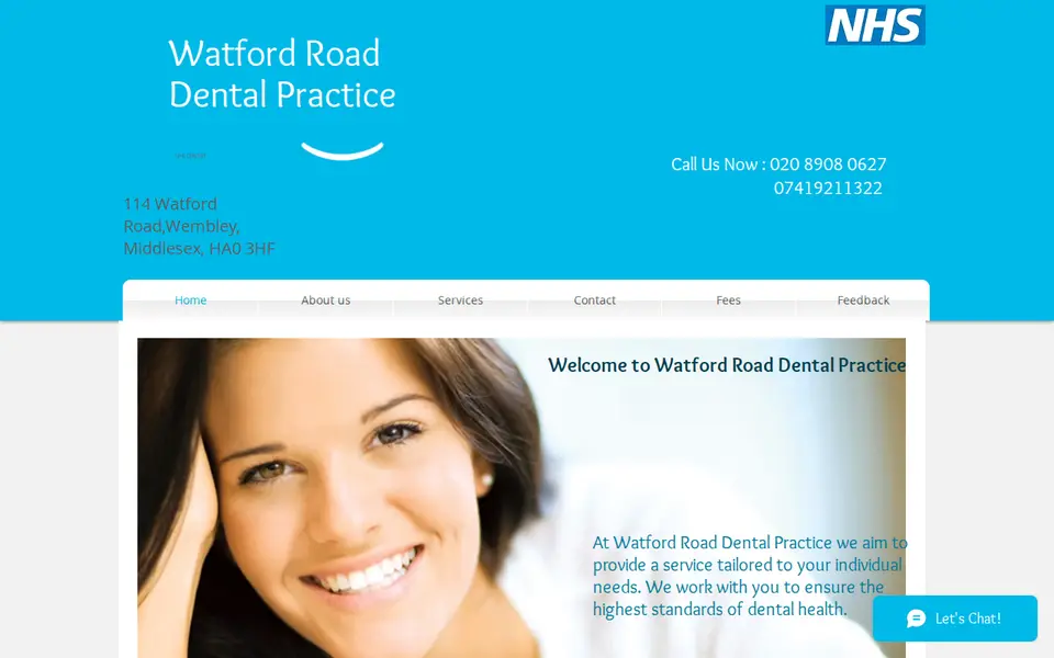The top of watfordroaddental.co.uk