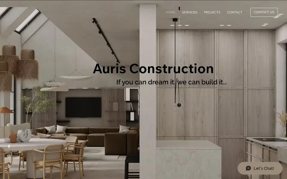 The top of aurisconstruction.co.uk