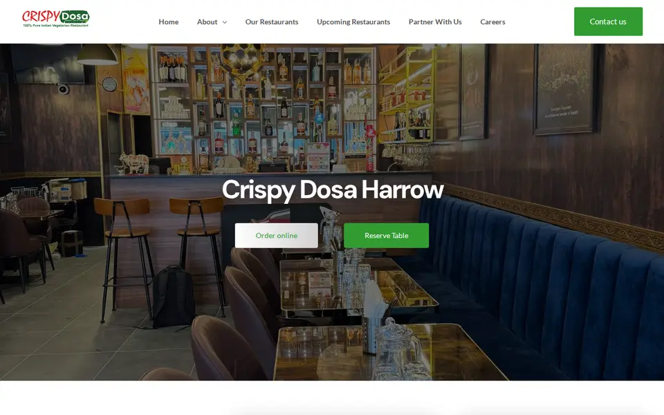 The top of crispydosa.com