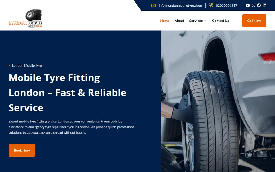 The top of londonmobiletyre.shop