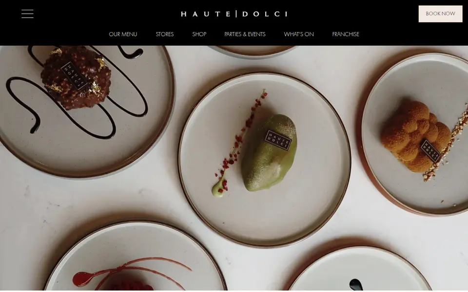 The top of hautedolci.co.uk