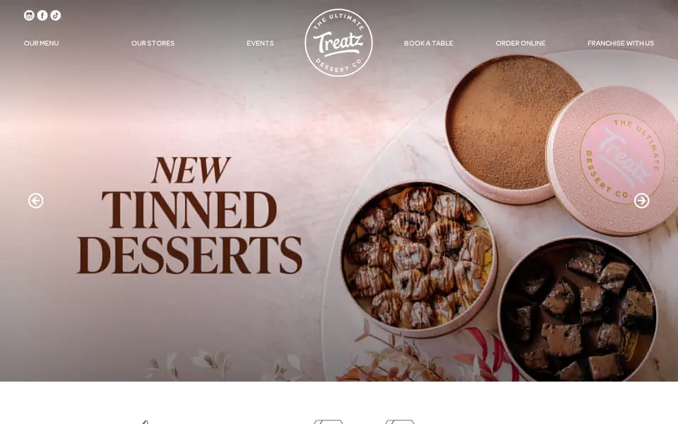 The top of treatz.co.uk