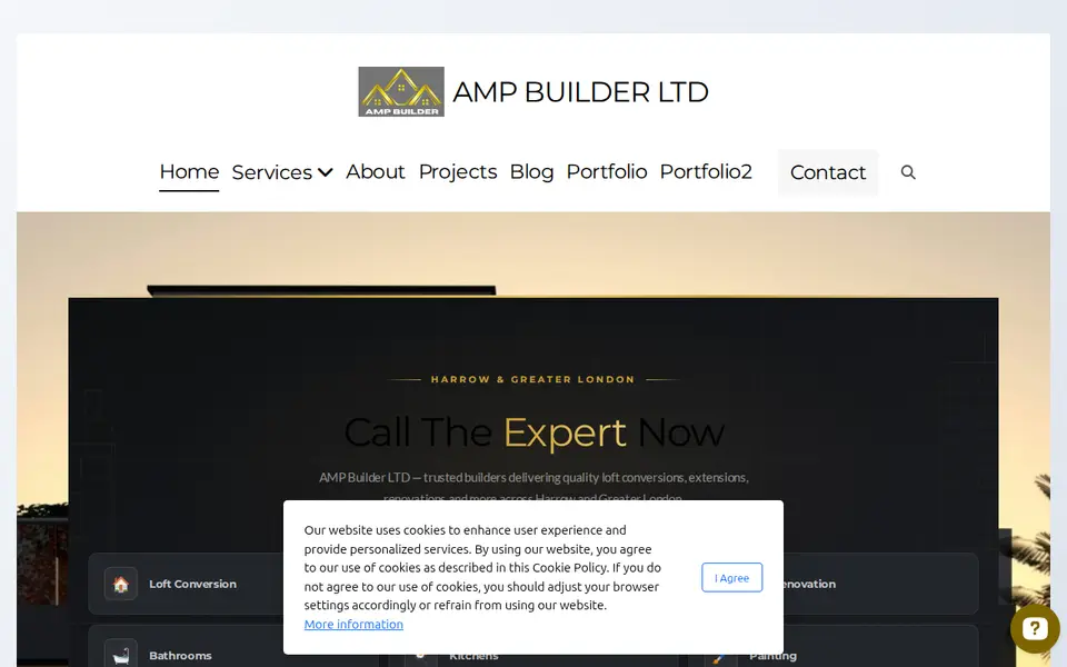 The top of ampbuilderltd.com