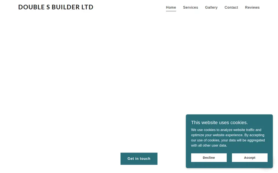 The top of doublesbuilder.co.uk