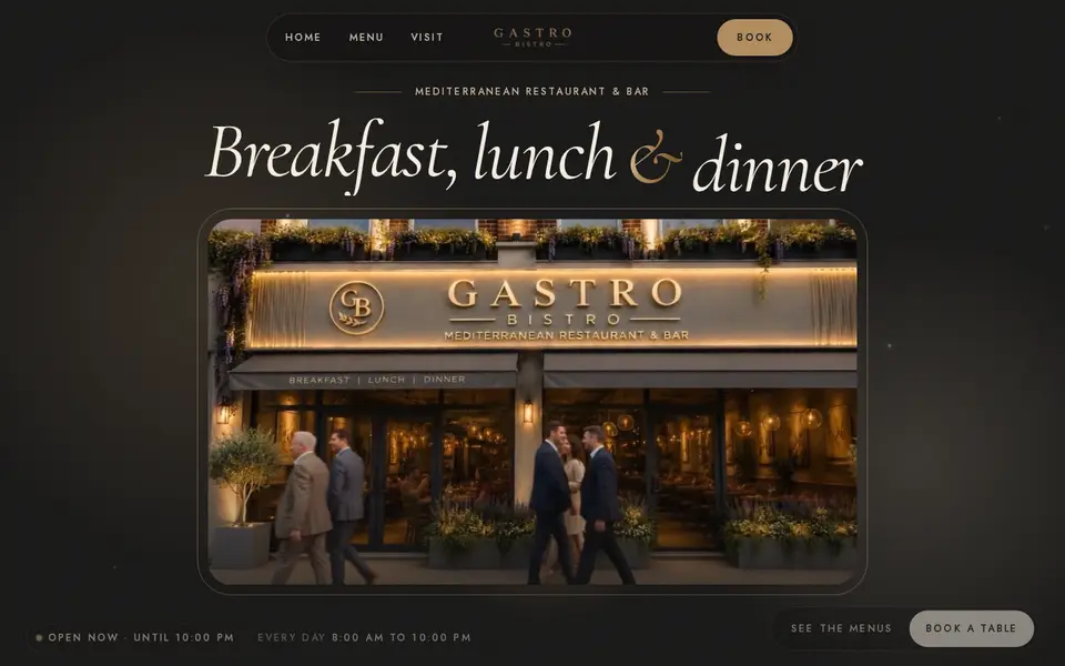 The top of gastrobistro.co.uk