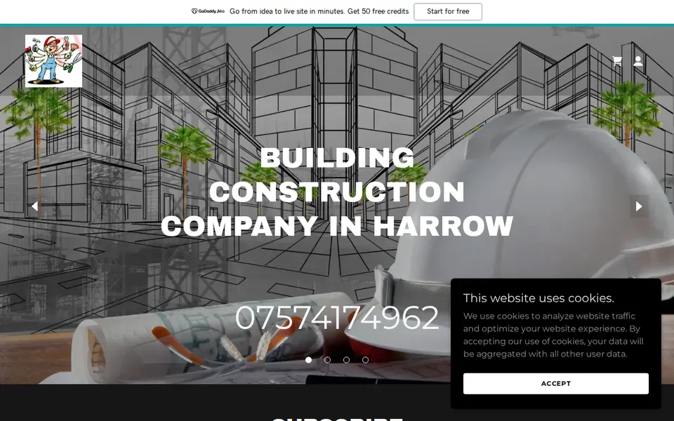 The top of gillbuilder.co.uk