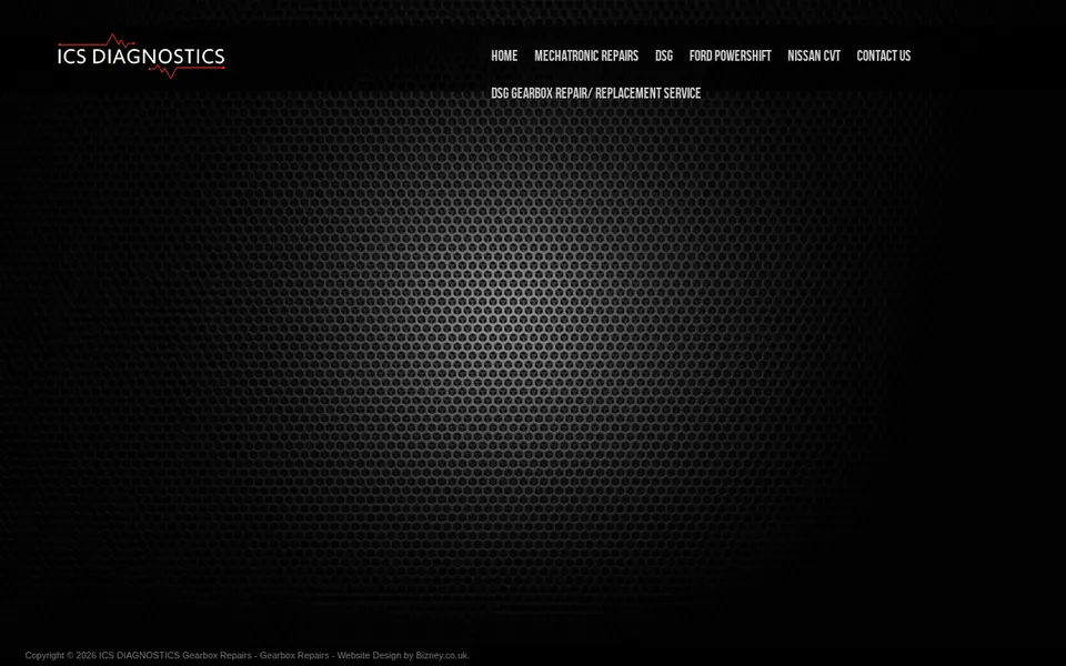 The top of ics-diagnostics.co.uk