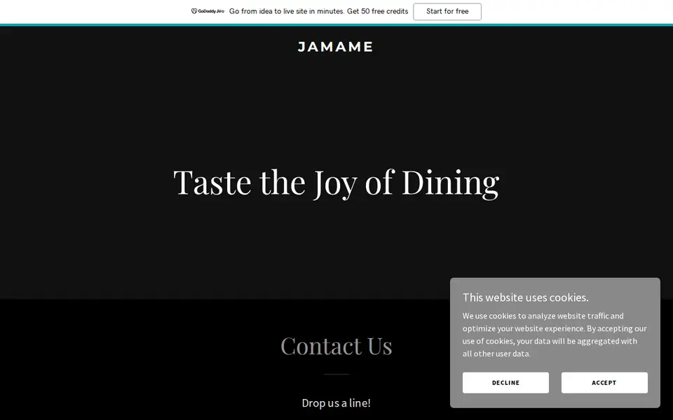 The top of jamame.uk
