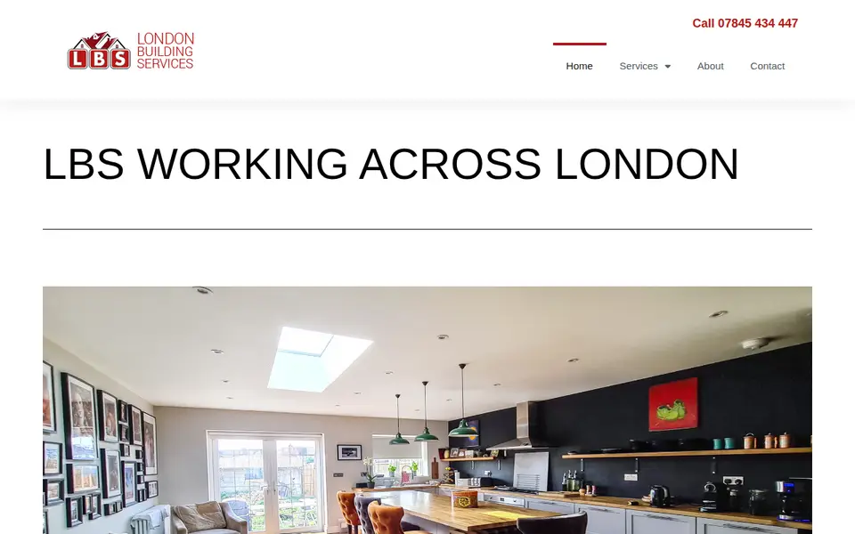 The top of london-building-services.co.uk