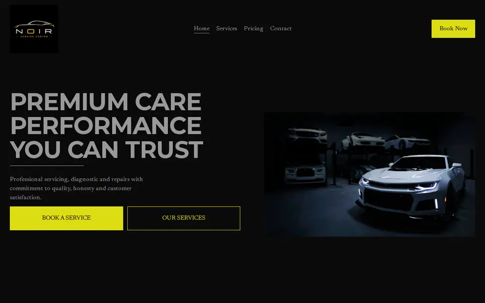 The top of noirservicecenter.co.uk