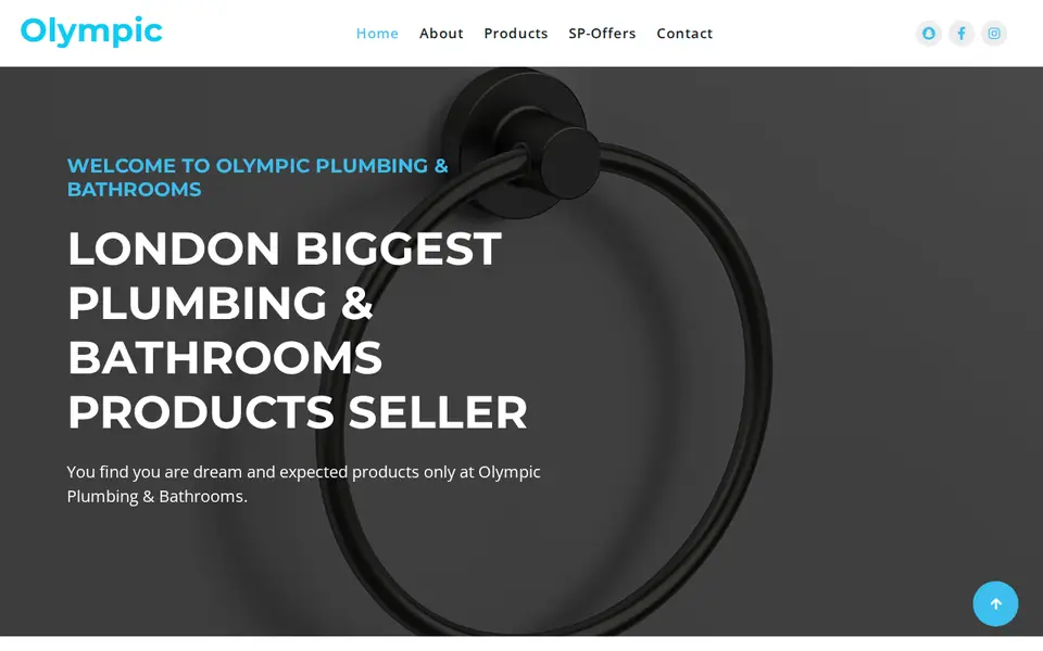The top of olympicbathrooms.co.uk