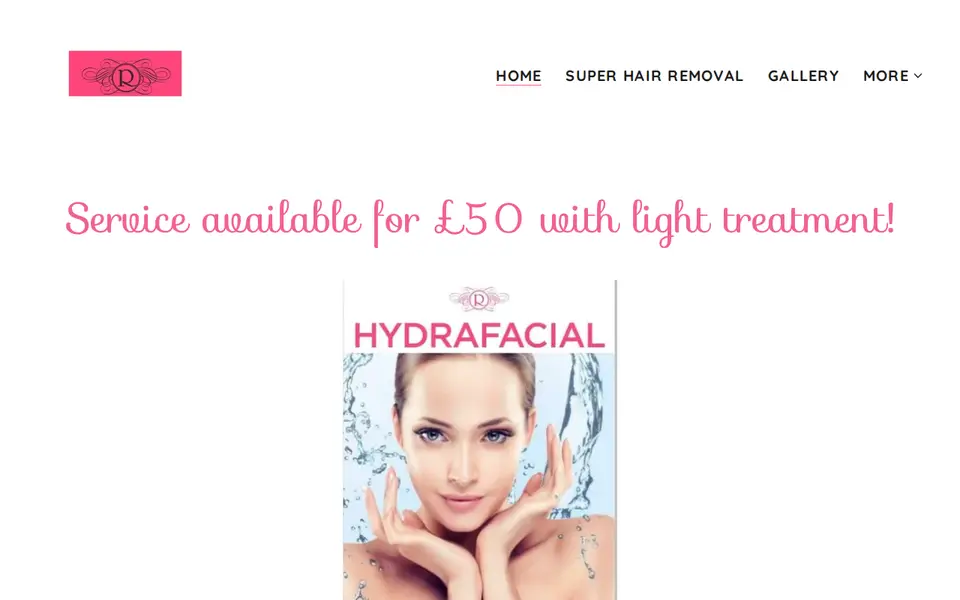 The top of rivabeautysalon.com