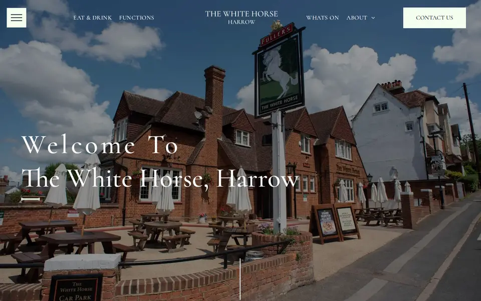 The top of whitehorseharrow.co.uk