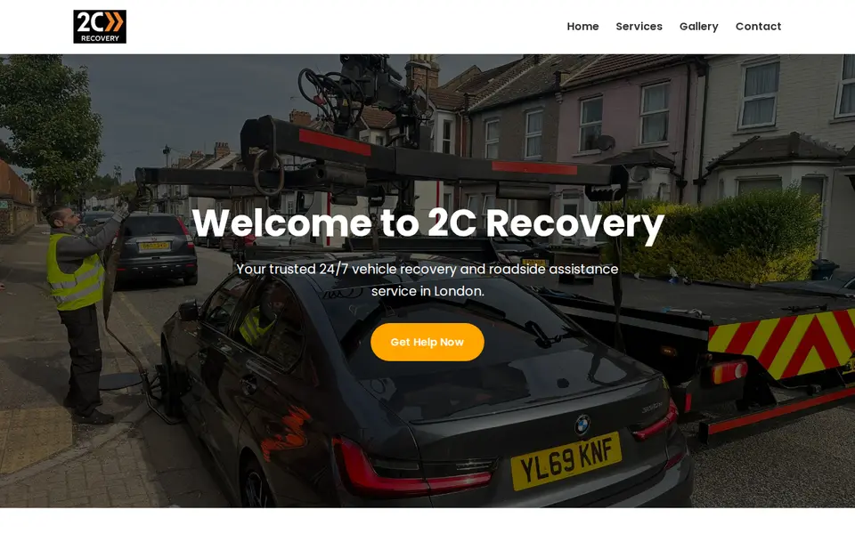 The top of 2crecovery.com