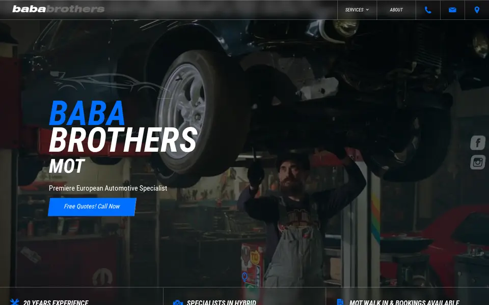 The top of bababrothersmot.com