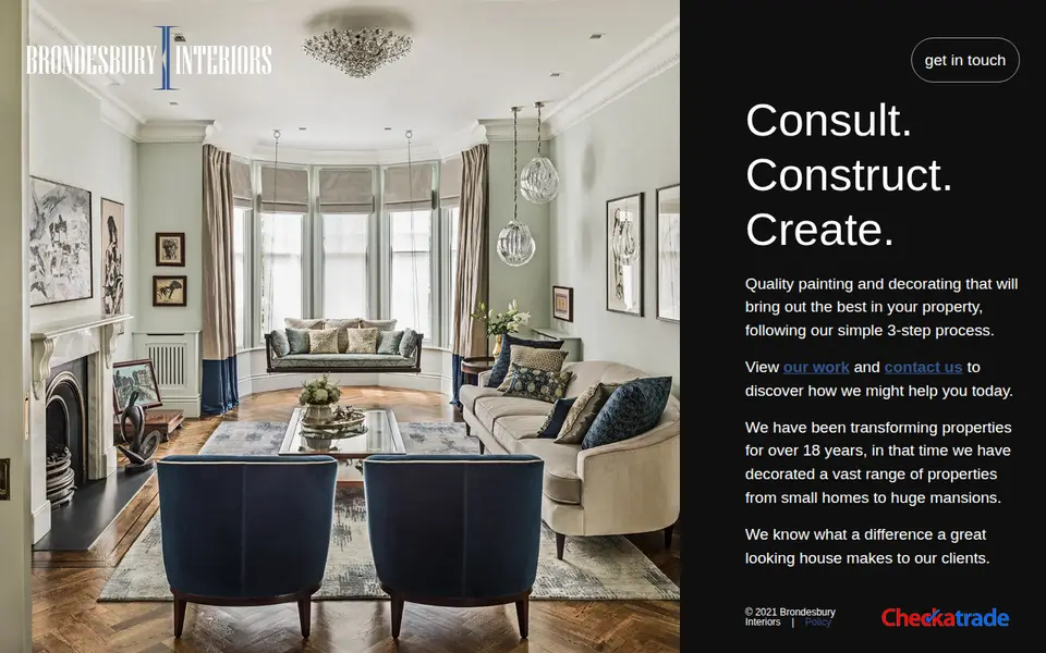 The top of brondesburyinteriors.co.uk