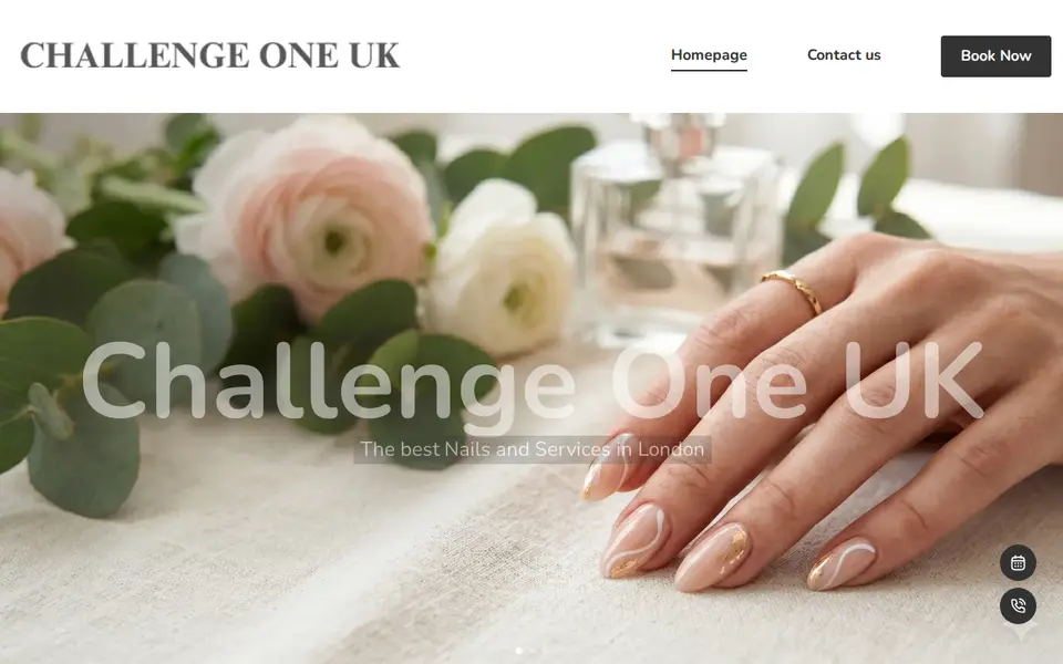 The top of challengeoneuk.co.uk