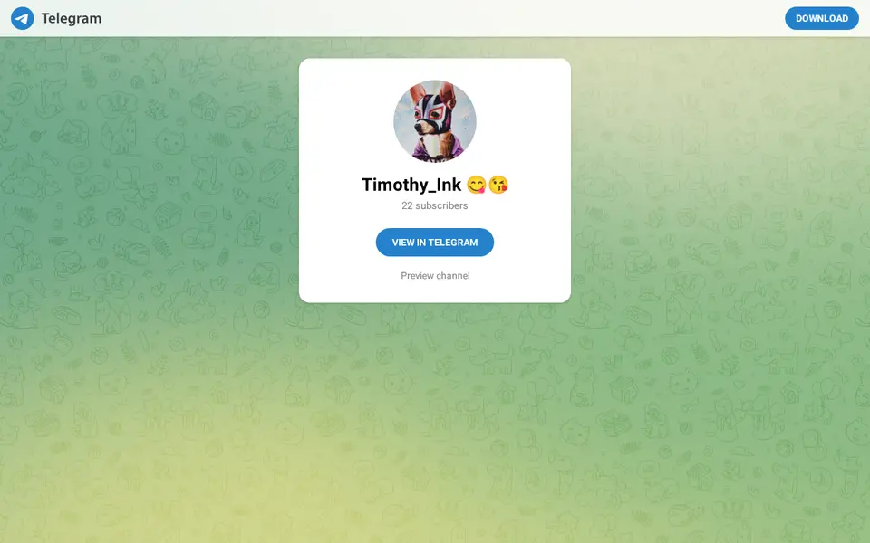The top of t.me