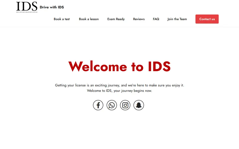 The top of drivewithids.com