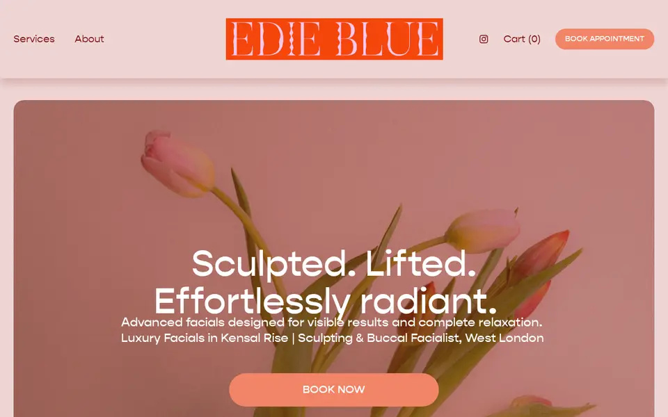 The top of edieblue.co.uk