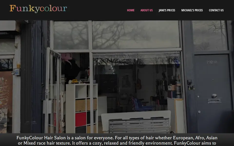 The top of funkycolourhairsalon.com
