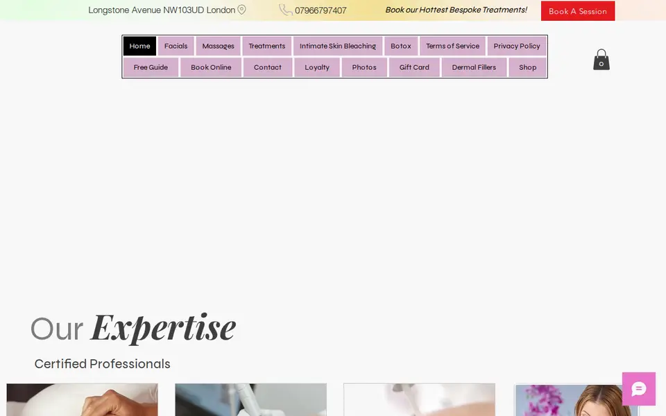 The top of glowwellnessspa.com