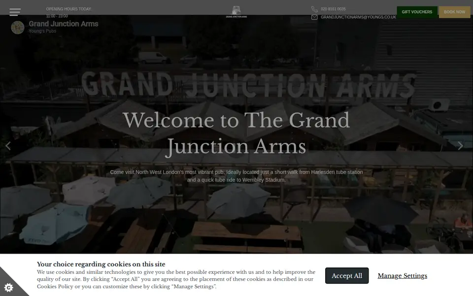 The top of grandjunctionarmsnw10.co.uk