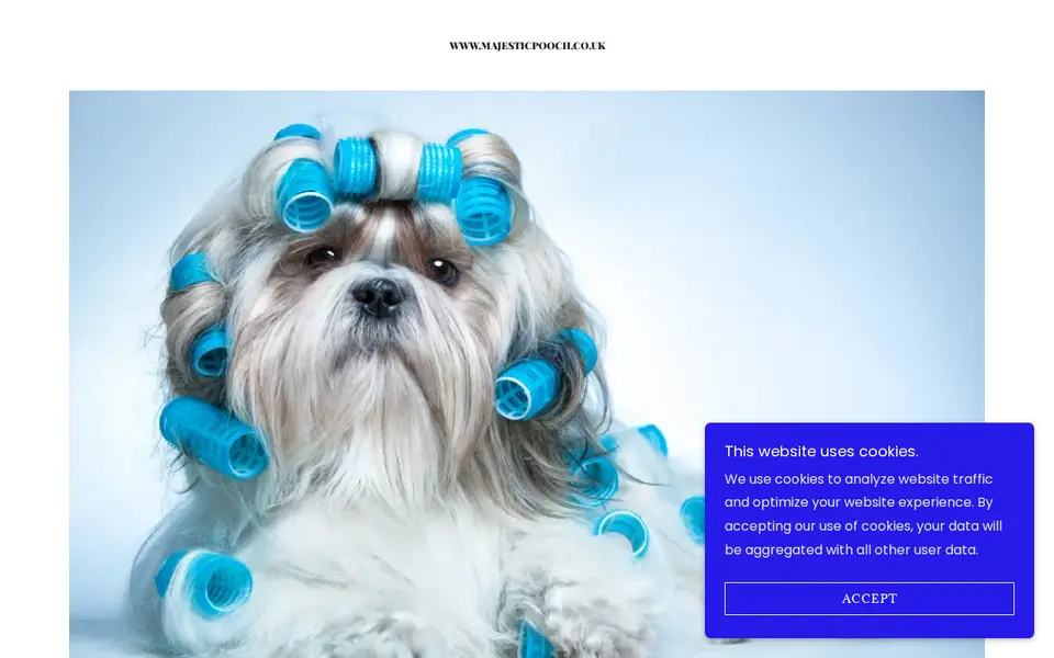 The top of majesticpooch.co.uk