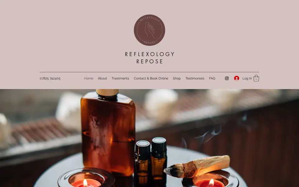The top of reflexologyrepose.com