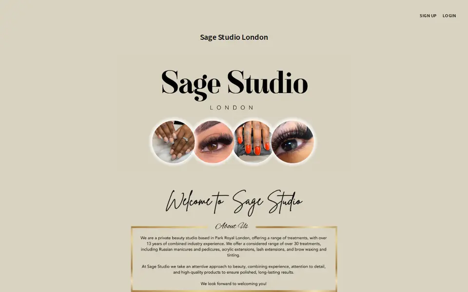 The top of sagestudioldn.as.me