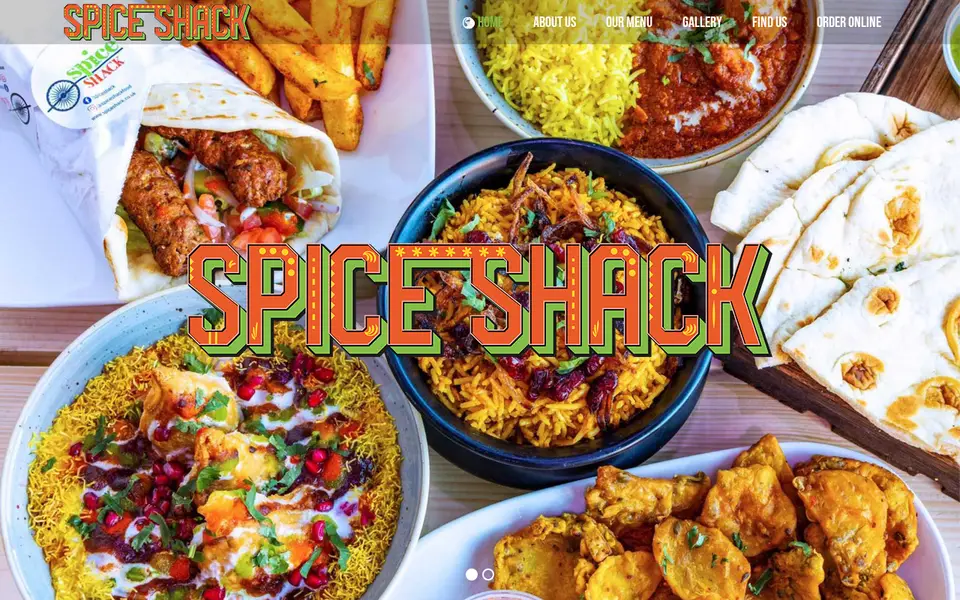 The top of spiceshack.co.uk