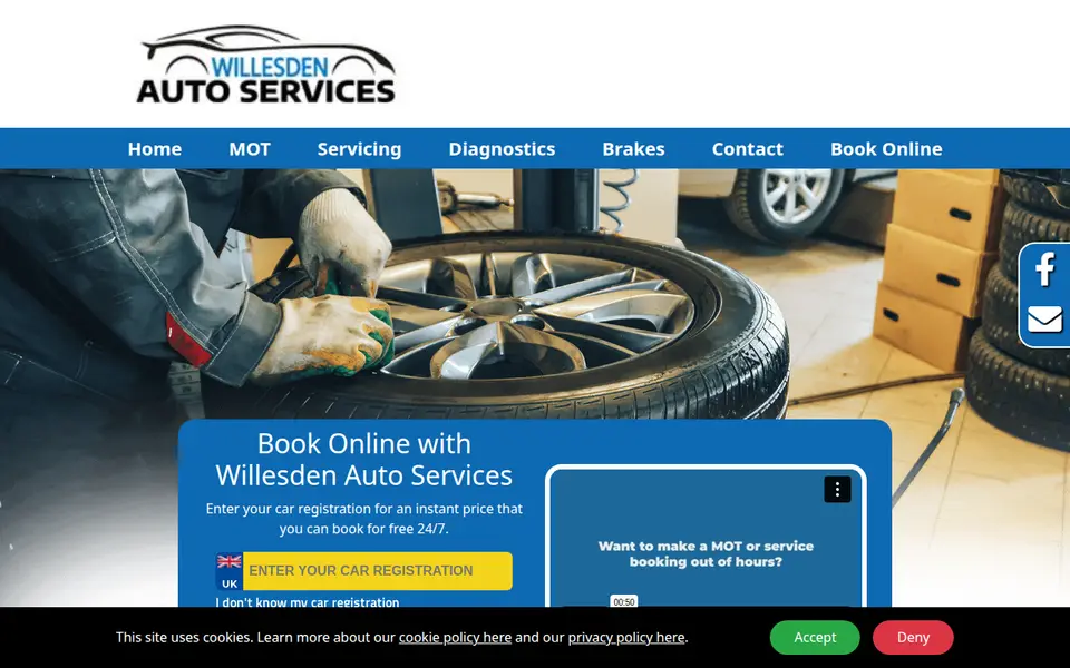 The top of willesdenautoservices.co.uk